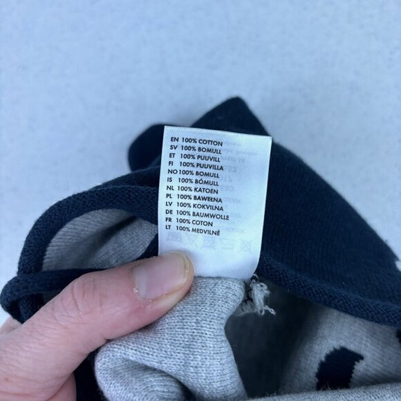 Polarn O. Pyret Navy Bear Winter Cap NWT 4-9M - Picture 7 of 8